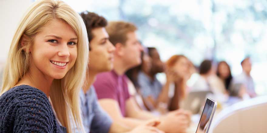Students prepare for their coming educations with entrance examinations!