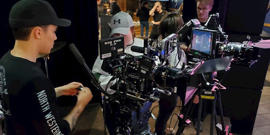 Digital Cinematography Students Experience Life on Set