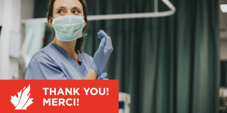 Thank a nurse on social media with the Canadian Nurses Foundation.