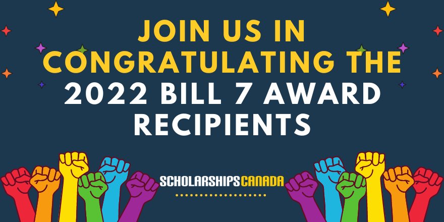 Join Us in Congratulating the 2022 Bill 7 Award Recipients
