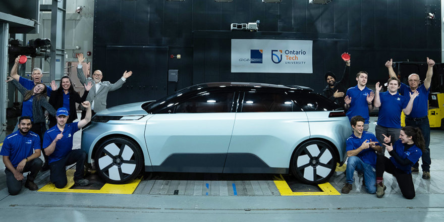 Ontario Tech University Supports Project Arrow: the First All-Canadian Electric Car