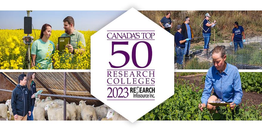  Olds College of Agriculture and Technology is #4 in Canada’s Top 50 Research Colleges 