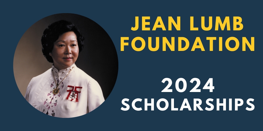 Jean Lumb Foundation Scholarships Are Open Now!